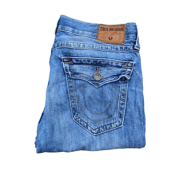 True Religion Jeans Size 33 RICKY Blue - Picture 2 of 11